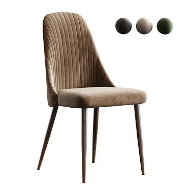 Elegant Bar Chair 3D model image 1 