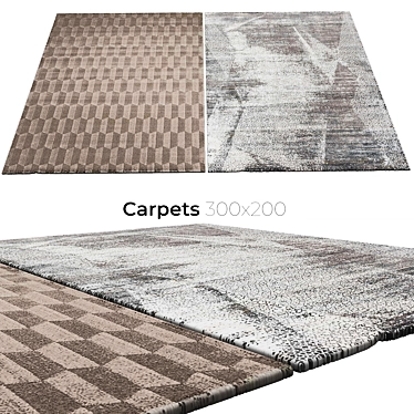 Перевод: "Carpets for interior"

Stylish Home Carpets 3D model image 1 