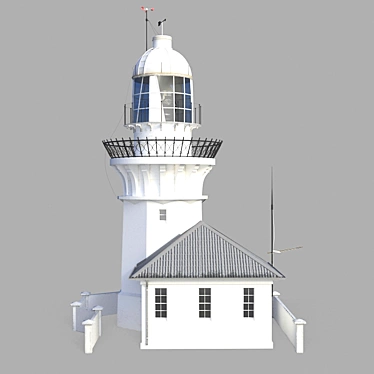 Smoky Cape Lighthouse - Australian Heritage Lighthouse 3D model image 1 