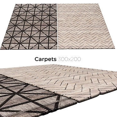 Luxurious Interior Carpets 3D model image 1 