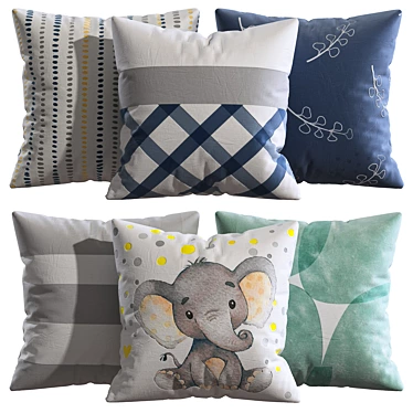 Elegant Pillows for Chic Décor 3D model image 1 