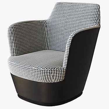 Aspen Lounge Chair by Domo: Elevated Comfort 3D model image 1 