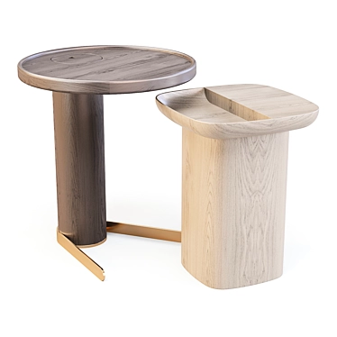 HC28 Cosmo: Versatile Side Tables 3D model image 1 