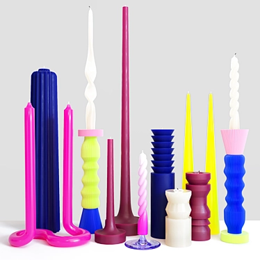 Decorative set of candles