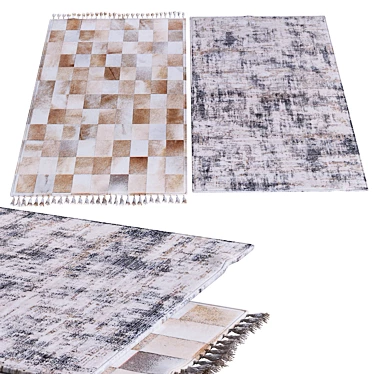 Elegant Rugs: Luxurious Carpets 3D model image 1 