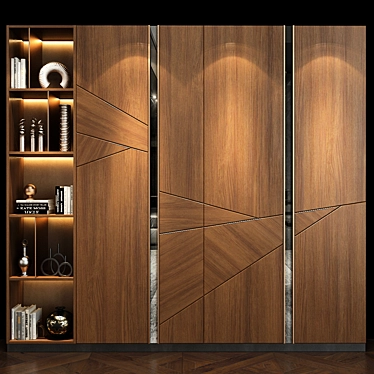 Stylish Storage Solution: Cabinet Furniture 3D model image 1 