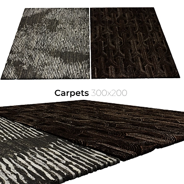 Luxury Plush Carpets 3D model image 1 