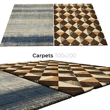 Elegant Carpets Collection 3D model image 1 