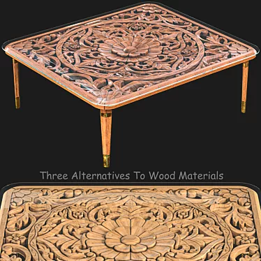 Versatile Table Ornament: Wood Alternatives 3D model image 1 