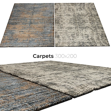 Luxury Plush Carpets 3D model image 1 