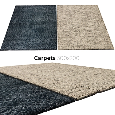 Luxury Rugs: Timeless Elegance 3D model image 1 