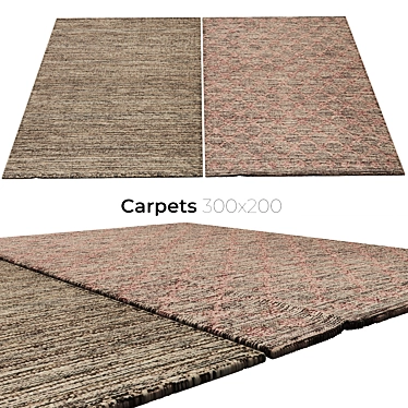 Luxury Polypropylene Carpets 3D model image 1 