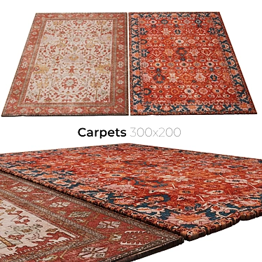 Elegant Carpets for Luxurious Décor 3D model image 1 