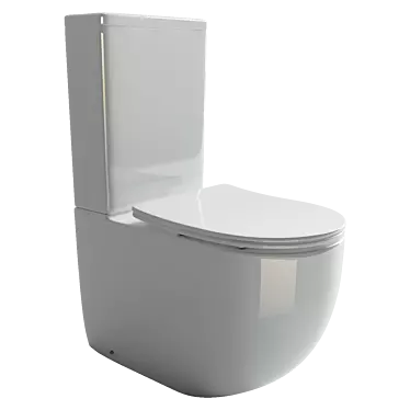 Metropol Barrel WC by Ceramica Nova - CN4001 3D model image 1 