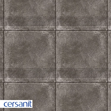 Cersanit Carpet Dark Brown 29.8x29.8: Stylish Flooring Upgrade 3D model image 1 