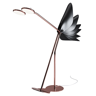 Struts Designer Floor Lamp 3D model image 1 