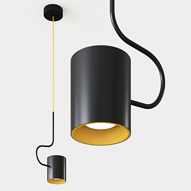 BOCAL Pendant Lamp: Elegant Design by Domus 3D model image 1 