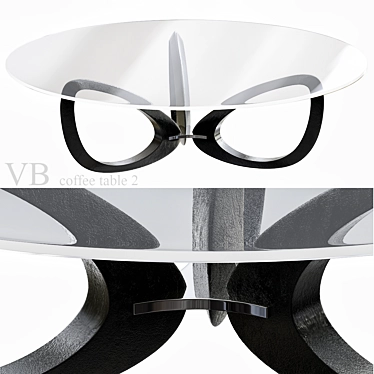 Modern VB Coffee Table 2 3D model image 1 