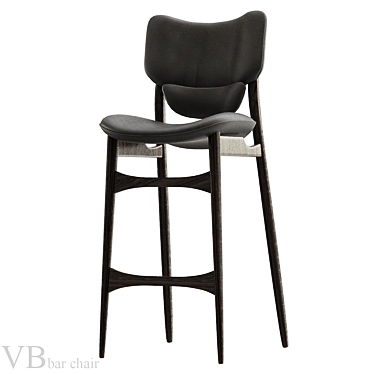 Modern Vibe Bar Chair 3D model image 1 