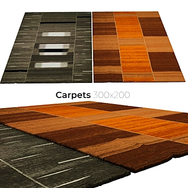 Lush Soft Carpets: Perfect Comfort 3D model image 1 