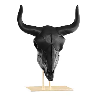 Animal Skull on Stand 3D model image 1 