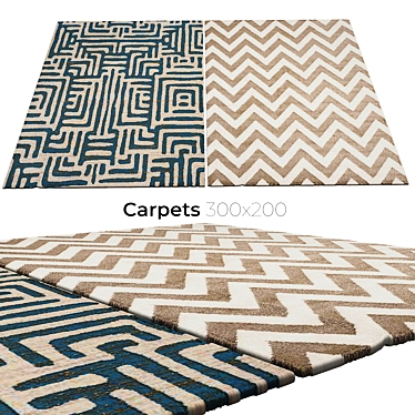 Elegant Carpets for Stylish Homes 3D model image 1 