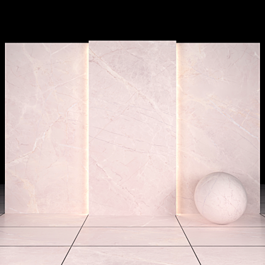 Modern Alanya Gray Marble: Versatile Texture & Stunning Design 3D model image 1 