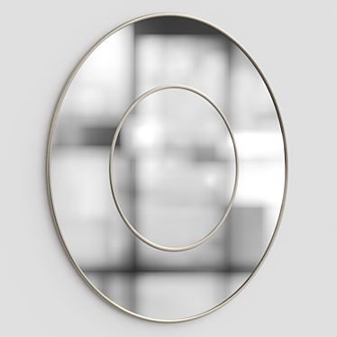Elegant Reflection: Decorative Mirror 3D model image 1 