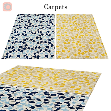 Modern 3-D Design Rug 3D model image 1 