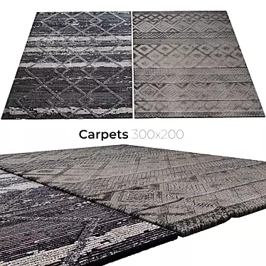 Luxury Handmade Carpets 3D model image 1 