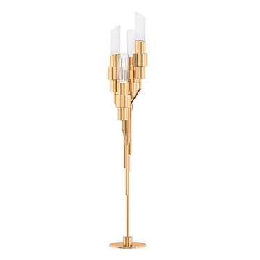 Luxurious Tycho Floor Lamp 3D model image 1 