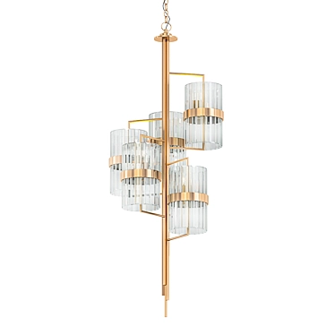 Luxury Liberty Chandelier 3D model image 1 