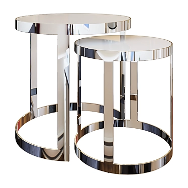 Modern Marble Coffee Tables 3D model image 1 