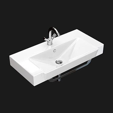  Jacob Delafon Reve E4803 - Stylish Countertop Washbasin 3D model image 1 