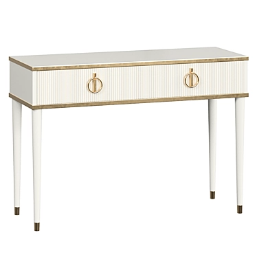 Rimini Solo Dressing Table: Vintage Elegance for Your Bedroom 3D model image 1 