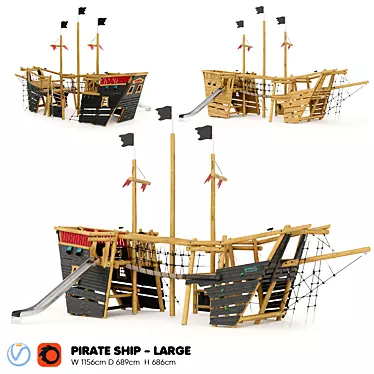 KOMPAN. PIRATE SHIP - LARGE