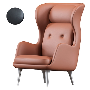 Jaime Hayon RO JH2 Leather Chair 3D model image 1 