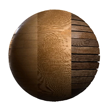 Versatile Wood Textures Set 3D model image 1 