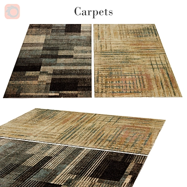Poly Rug 66: Stylish and Durable 3D model image 1 