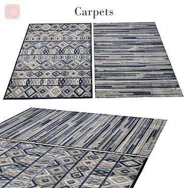 Poly Blend Rug 67 3D model image 1 