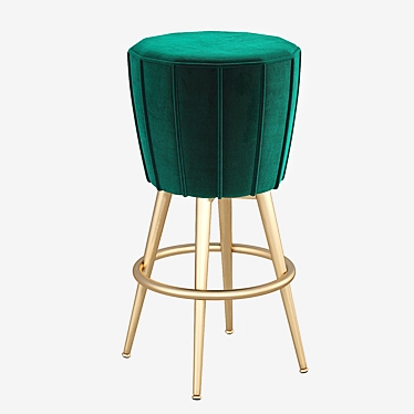 Elegant Eichholtz BOLTON Bar Stool 3D model image 1 