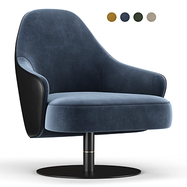 Reflex LUDWIG Armchair: Unmatched Comfort 3D model image 1 