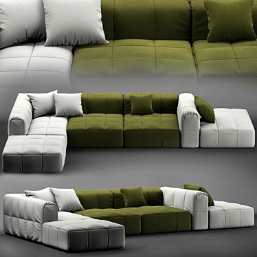 Modern Modular Sofa by Arflex 3D model image 1 