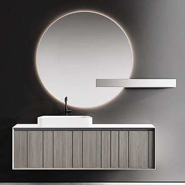 Edone Modern Suspended Vanity - CRI 002 3D model image 1 