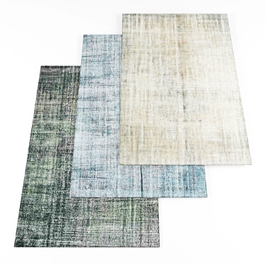 Random Set of 11 Rugs 3D model image 1 