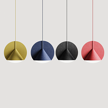 Modern Luxe Pendant Light 3D model image 1 