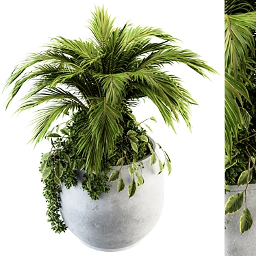 Tropical Oasis: Palm Bush Set 3D model image 1 