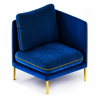 Elegance in Comfort: LA REDOUTE Armchair 3D model image 1 