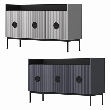 Title: UNO Sideboard: Stylish and Spacious 3D model image 1 