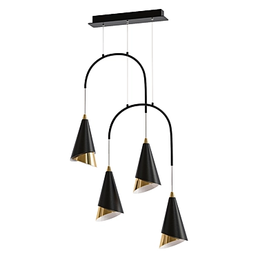 Etna LED Pendant Chandelier 3D model image 1 